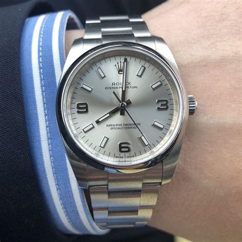 rolex oyster perpetual 34mm silver dial|Rolex Oyster Perpetual cena.